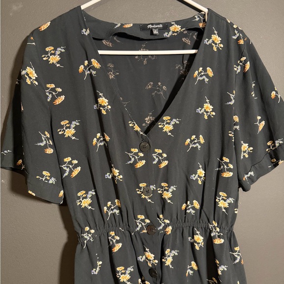 Madewell Floral Short Romper. - Picture 3 of 8